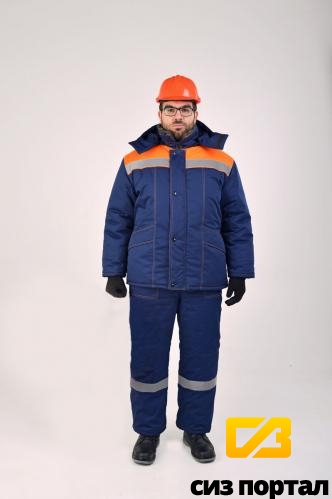 Купить Костюм Фаворит-2 (т.синий-оранж) пк зима