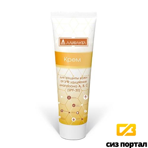 Купить Крем для защиты кожи от УФ излучения диапазона A, B, C (SPF-30)