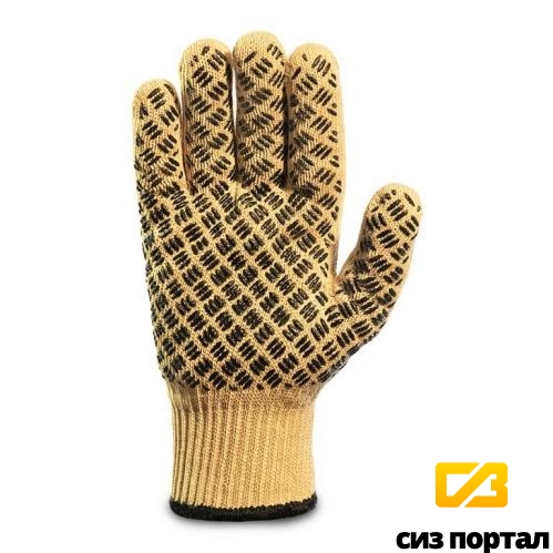 Купить Рабочие перчатки от порезов "Вулкан" из пара-арамидной нити