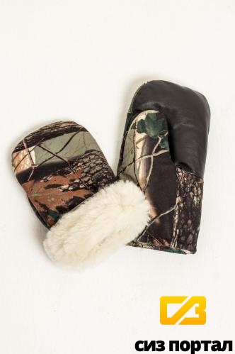 Купить Меховые рукавицы (ткань палаточная)
